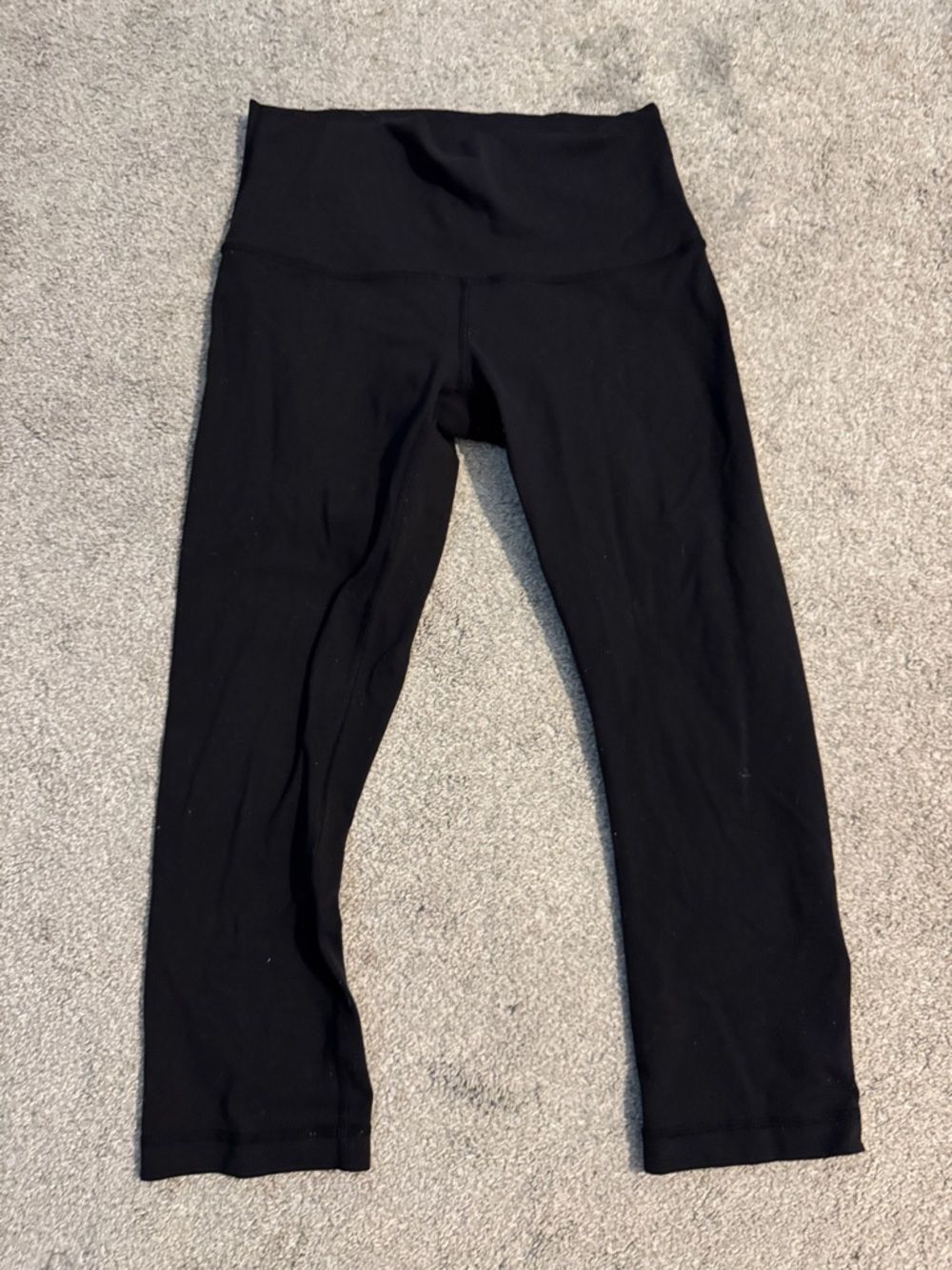 lululemon athletica  Black High-Waist Capri Leggings